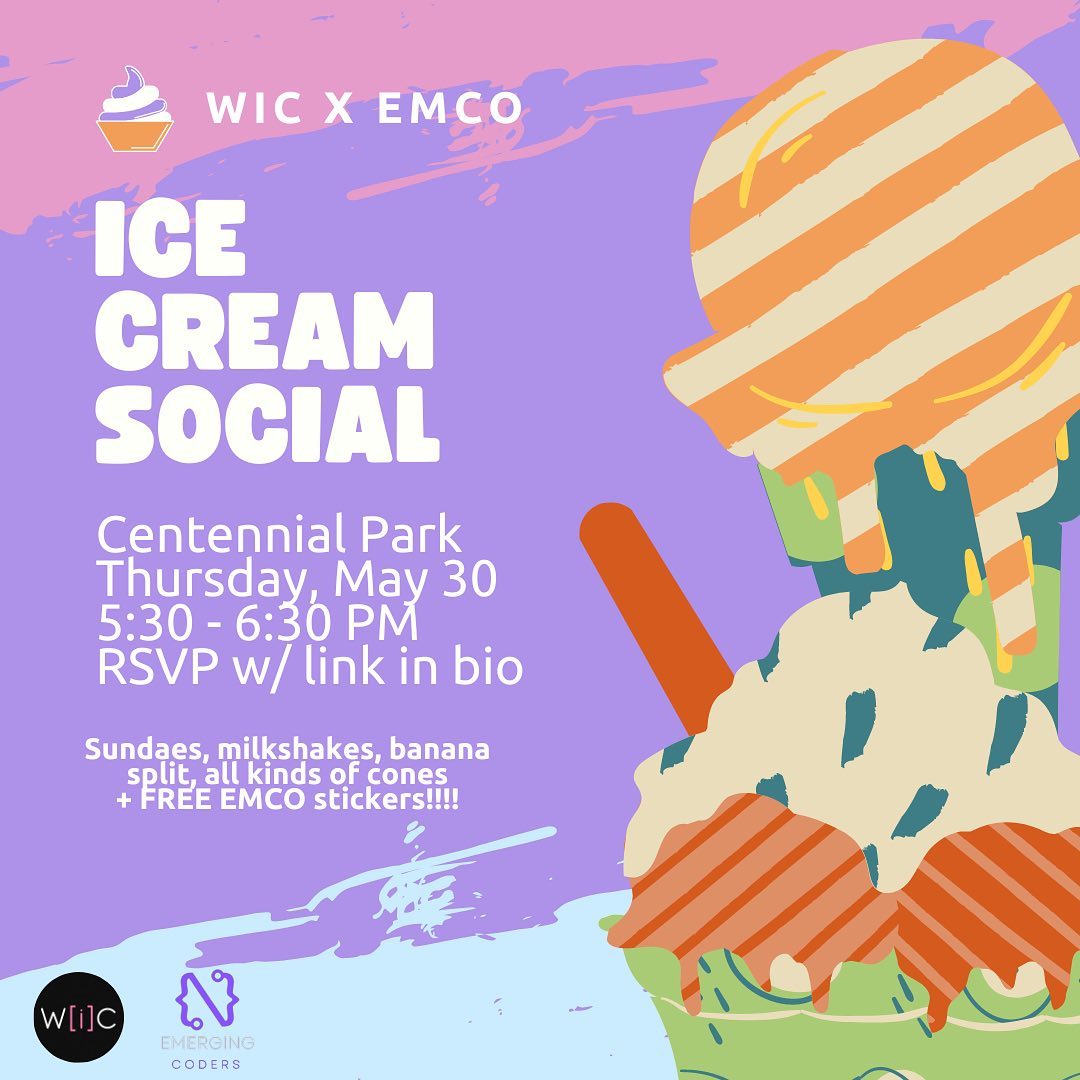 Emerging Coders x WiC Ice Cream Social